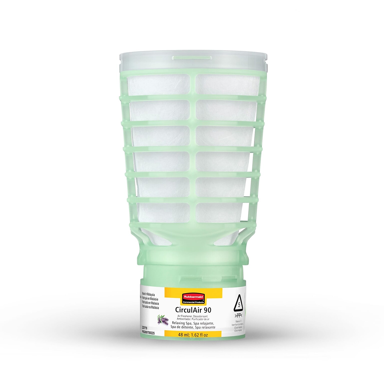 Rubbermaid Commercial CirculAir 90 Air Freshener Solid, Relaxing Spa Scent, 6/Carton (2231719)