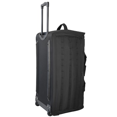 U.S. Army ROMEO 31" Polyester Telescoping Travel Duffel with Wheels, Black (USLROM31BLK)