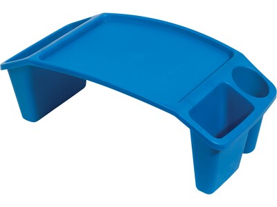 Deflect-O Polypropylene Lap Tray, 8.53 x 23.35 x 12, Blue (39502BLU)
