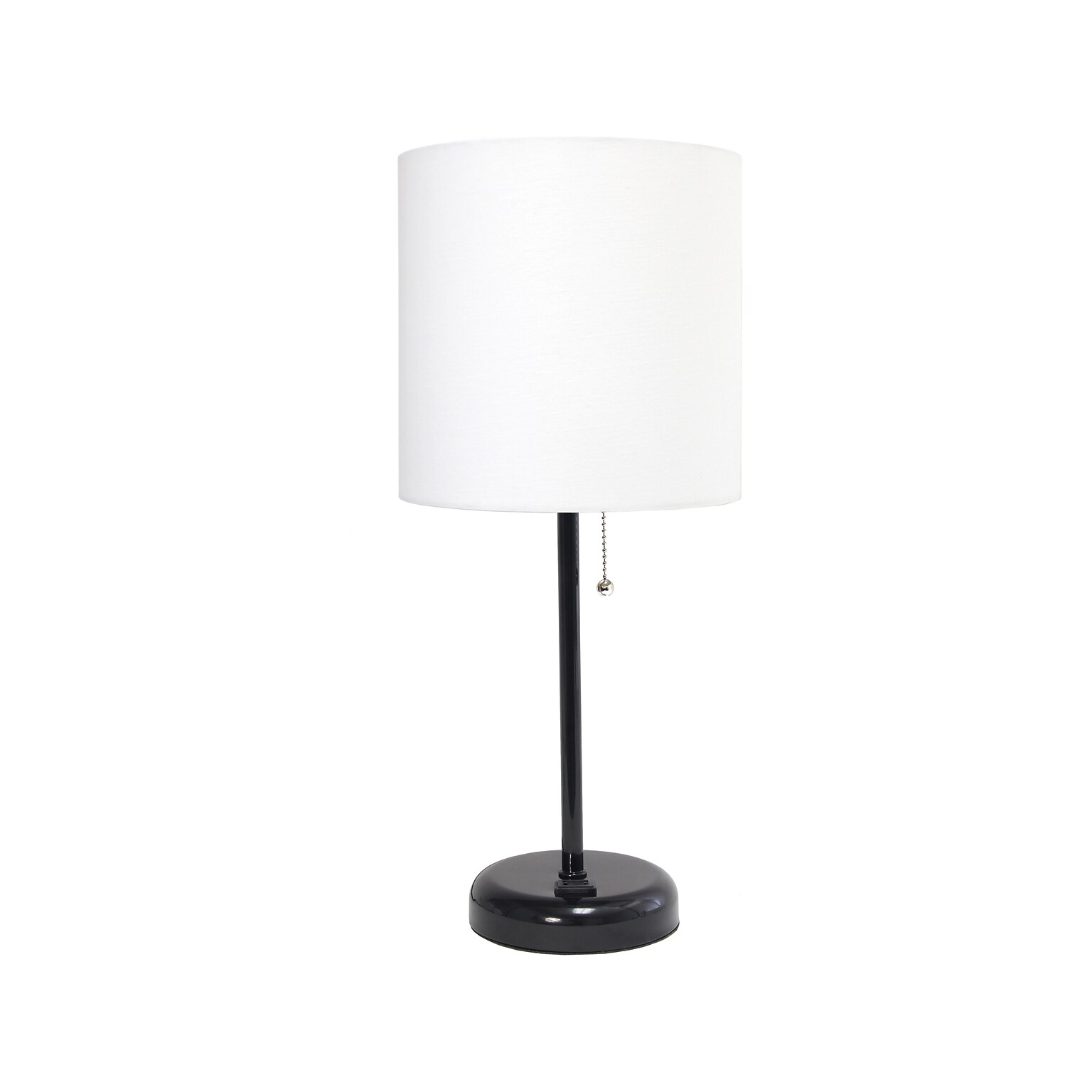 Creekwood Home Oslo Incandescent Table Lamp, Black/White (CWT-2008-BA)
