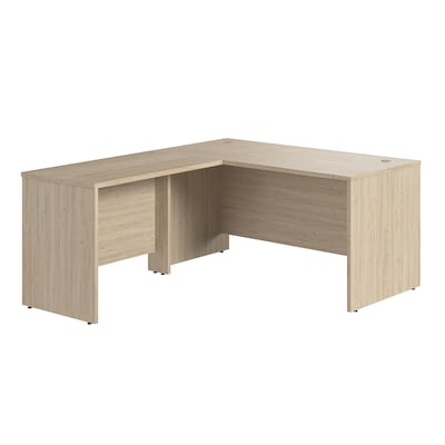 Bush Business Furniture Studio C 60W L Shaped Desk with Return, Natural Elm (STC050NE)