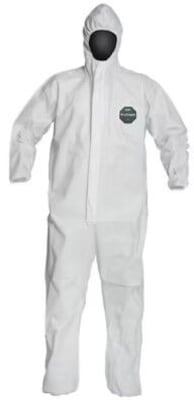 DuPont ProShield 50 Coverall, Respirator Fit Hood, 2X-Large, 25/Case (NB127SWH2X002500)