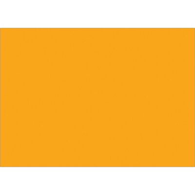 Tape Logic Rectangle Inventory Label, 5 x 7, Fluorescent Orange, 500/Roll (DL639H)