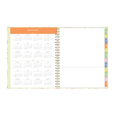 2026-2027 Blue Sky Palermo Clip 8" x 11" Academic Year Weekly & Monthly Planner, Plastic Cover (157586)