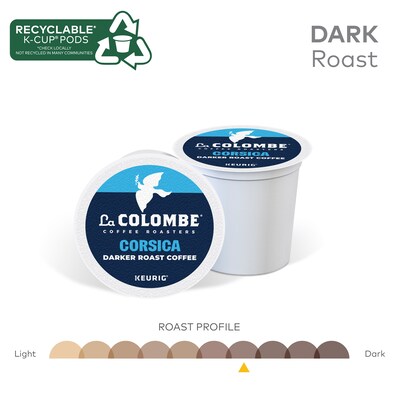 La Colombe Corsica Coffee Keurig® K-Cup® Pods, Dark Roast, 20/Box (5000380614)