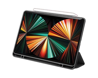 SaharaCase Marble Series Folio Case for Apple iPad Pro 12.9" (4th, 5th, and 6th Gen 2020-2022), Purple (TB00032)