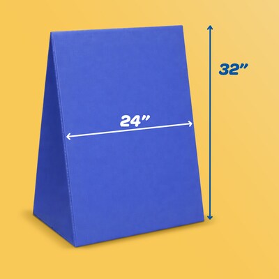 Flipside Spiral-Bound Flip Chart Easel, 24", Blue Cardboard (30500)