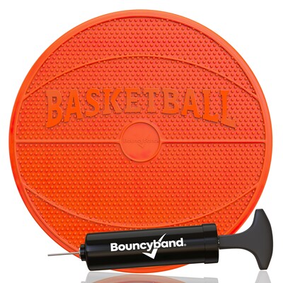 Bouncy Bands Basketball Sensory Wiggle Seat, Orange (BBAWSSBAOR)