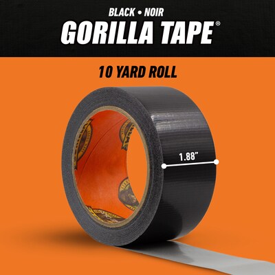 Gorilla Duct Tape, 1.88" x 10 yds., Black (105462)