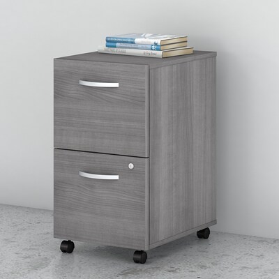 Bush Business Furniture Studio C 2-Drawer Mobile Vertical File Cabinet, Letter/Legal Size, Lockable,