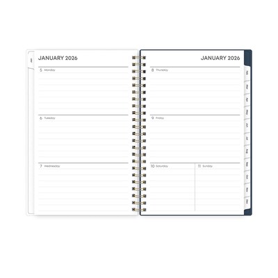 2026 Blue Sky Ashlyn 5 x 8 Calendar Year Weekly & Monthly Planner, Plastic Cover, Multicolored (143958-26)