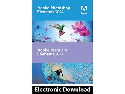Adobe Photoshop Elements 2024 & Premiere Elements 2024 for Mac, 1 User [Download]