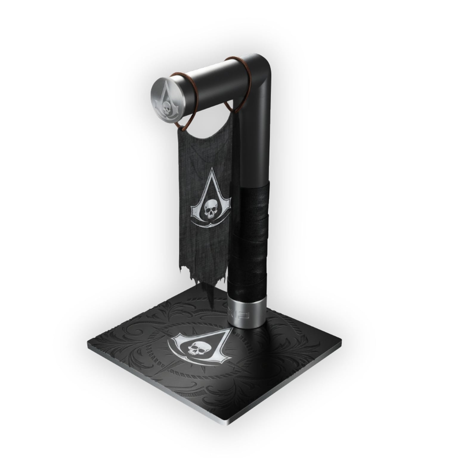 LEXIP Black Flag Headset Stand, Black (UBXLXHD0004)