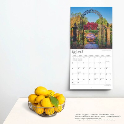 2025 BrownTrout Land of 10000 Lakes Minnesota Places 12" x 24" Monthly Square Wall Calendar (9781975483005)