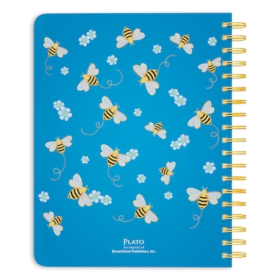 2026-2027 BrownTrout Busy Bees Wire-O 6.5 x 7.75 Academic Year Weekly Student Planner, Paperboard Cover (9798330708161)