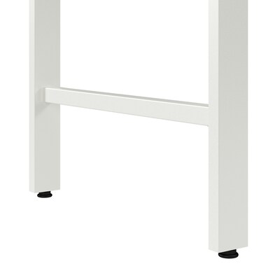 Bush Business Furniture Hustle 30"H x 60"W 2 Person Back to Back Cubicle Workstation, White (HUS015WH)