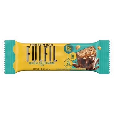 FULFIL Chocolate Salted Caramel Flavor Vitamin & Protein Standard Bar, 5.62 oz., 6/Pack (220-02914)