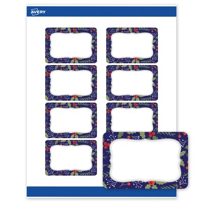 Avery Rectangle Multipurpose Labels, 2 x 3, White, 80/Pack (19479370615)