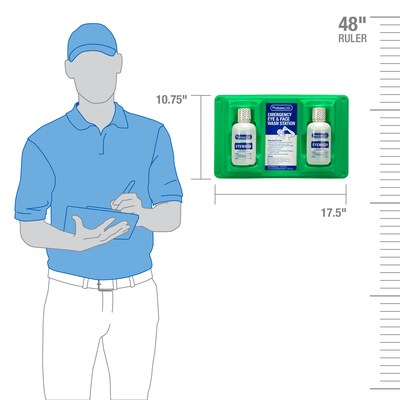 PhysiciansCare Eyewash Station, 16 oz. (24-102)