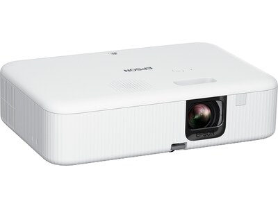 Epson EpiqVision Flex CO-FH02 Portable 3-Chip 3LCD Projector, White (V11HA85020)