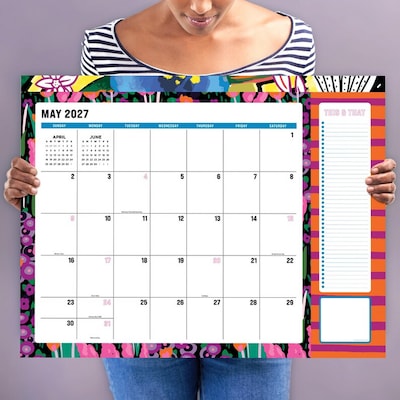 2027 TF Publishing Maximal Mirage 17 x 12 Monthly Desk or Wall Calendar, Multicolored (27-8506)