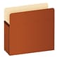 Pendaflex Smart Shield 30% Recycled Reinforced File Pocket, 3 1/2" Expansion, Letter Size, Redrope, 10/Box (1524EAM)