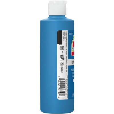 Apple Barrel Acrylic Paint Matte, 8oz., Bright Blue, 6/Pack (APP20717E-6)