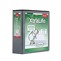 Cardinal XtraLife ClearVue 4 3-Ring Non-View Binders, D-Ring, Black (26341)