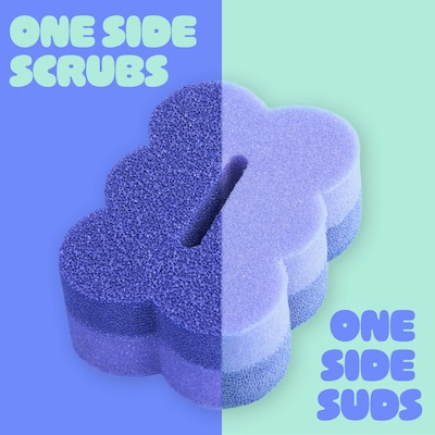 Brite by Scotch-Brite 2-Sided Scrub and Wipe, 1/Pack (BRSW-6)