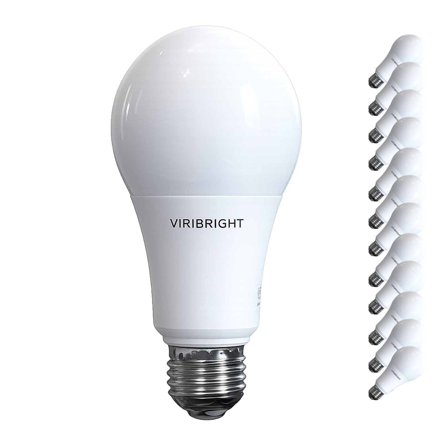 Viribright 15 Watts Cool White LED Household Bulb, 12/Box (651639-12ES)