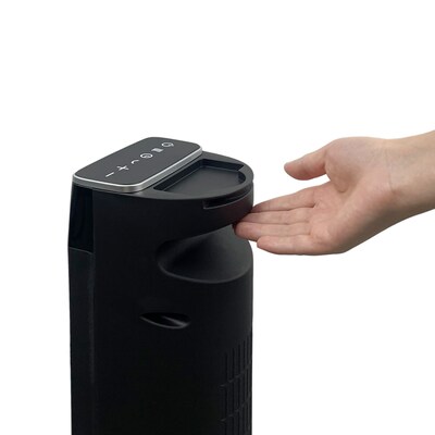 Good Housekeeping 750 Watt 2560 BTU Plug-In Portable Ceramic Electric Wall Heater (MH11R-BK)