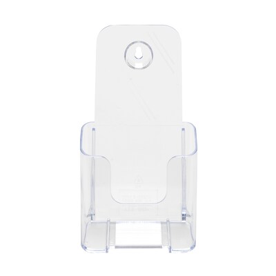 Deflecto Leaflet Size Literature Holder, Clear Plastic (77501)