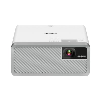 Epson EF-100 Mini-Laser Streaming Projector, White/Silver