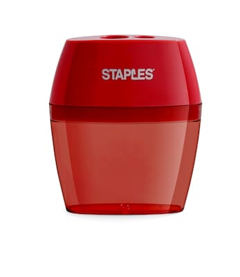 Staples® Manual Pencil Sharpener, Assorted Colors (10898-CC)