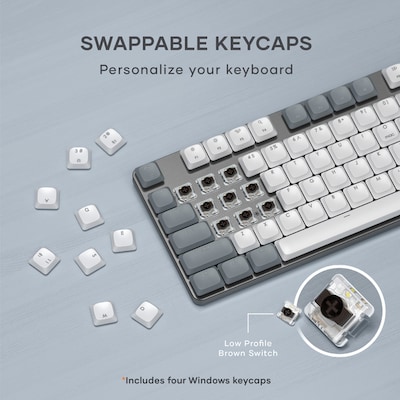 Satechi SM3 Slim Wireless  Mechanical Backlit Keyboard, Light (ST-KSM3LT-EN)