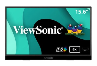 ViewSonic Portable 15.6 60 Hz Monitor, Black (VX1655-4K-OLED)