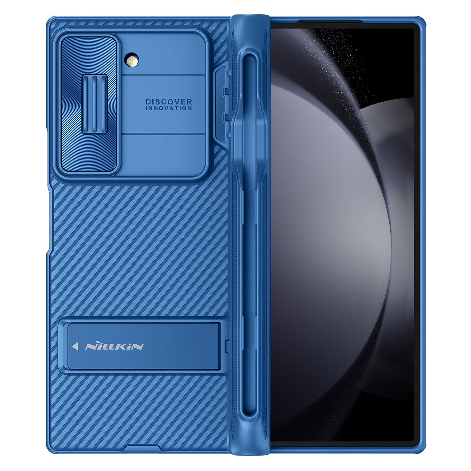 SaharaCase Raider Phone Case for Samsung Galaxy Z Fold6, Shock Absorbing, Blue (CP00599)