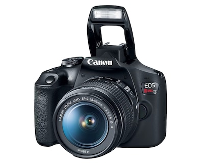 Canon EOS Rebel T7 24.1 Megapixel DSLR Camera, Black (2727C002)