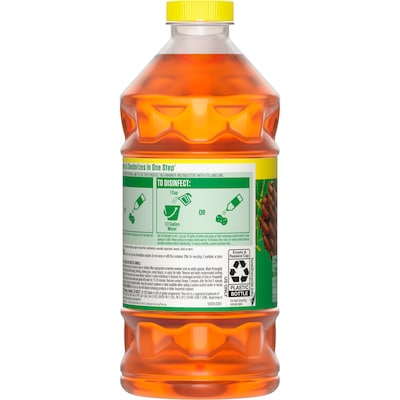Pine-Sol Disinfecting Multi-Surface Cleaner, Original Pine, 40 Fl. Oz., 8/Carton (60164CT)