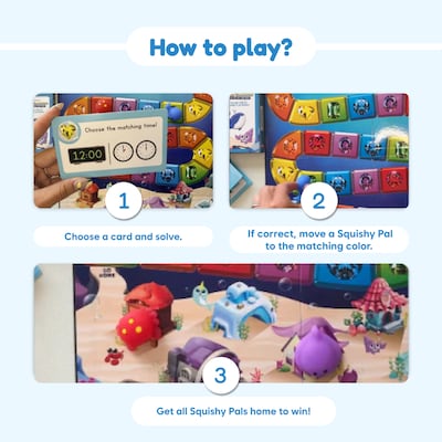 The Fidget Game Squishy Time Rescue The Telling Time Game (FDGSQUISHTIME)