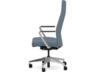 HON Cofi Fabric Swivel Executive Chair, Nimbus/Polished Aluminum (HCFEU.W0.STC.P.H.UR93.CHSTC09.PA)