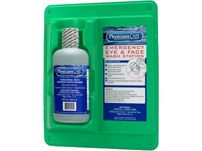 PhysiciansCare Single Station Eyewash, 32 fl. oz., 6/Carton (24-202)