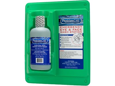 PhysiciansCare Single Station Eyewash, 32 fl. oz., 6/Carton (24-202)