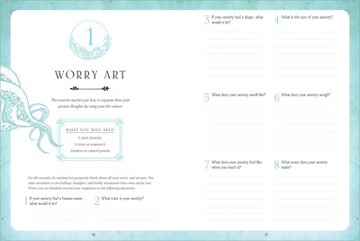 Quarto Find Your Calm Anxiety Guided Journal, 6.7" x  9", Green, 160 Pages (9781577152996)