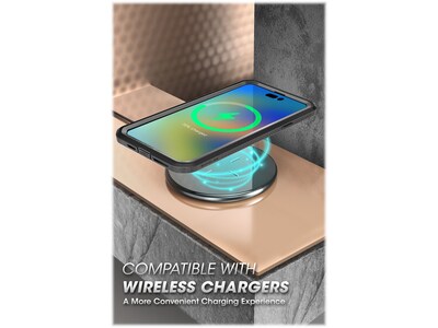 SUPCASE Unicorn Beetle PRO Black Rugged Case for iPhone 14 Pro Max (SUP-iPhone2022Pro-6.7-UBPro-SP-Black)