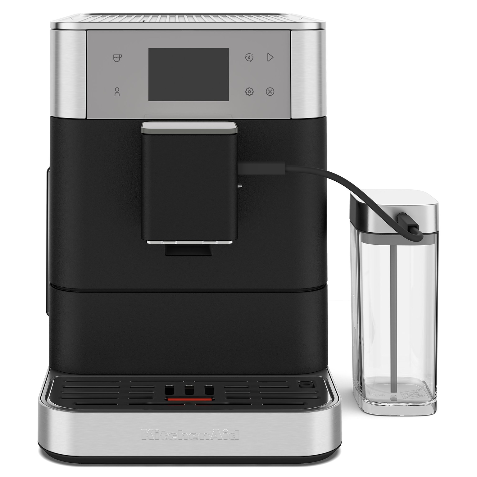 KitchenAid KF7 Pump/Automatic Espresso Machine, Cast Iron Black (KES8557BK)