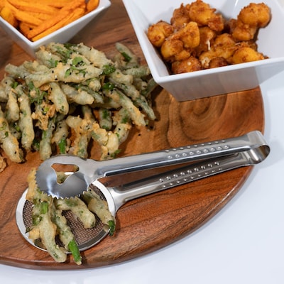 2 in 1 Frying Spoon & Tongs