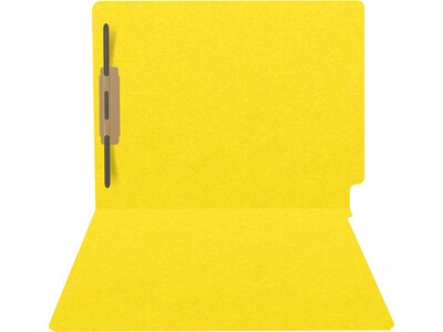 Medical Arts Press Heavy Duty End Tab File Folder, Straight-Cut, Letter Size, Yellow, 40/Box (S-09461-YLW)