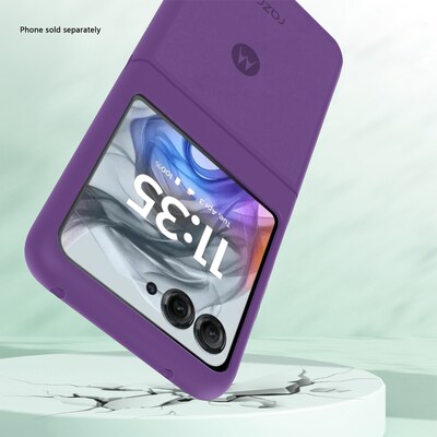 SaharaCase Venture Series Phone Case for Motorola Razr, Shock Absorbing, Purple Orchid (CP00844)