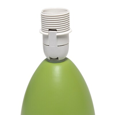 Simple Designs 9.45" LED Table Lamp, Green (LT2009-GRN-LB)